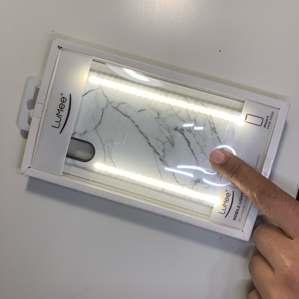 Marble LuMee Duo iPhone X Case